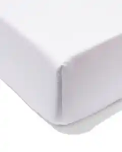 Boxspring-Spannbettlaken 180 × 200 cm, Hotel, Baumwolle, Perkal, weiß