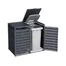 Bild 3 von weka Metall-Mülltonnenbox Gary 2er, Metall, Anthrazit