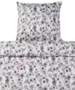 Bild 1 von Mikrofaser-Bettwäsche mit Blumen, blau