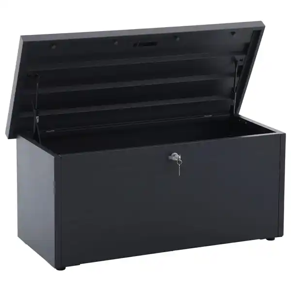 Bild 2 von Aufbewahrungsbox aus Stahl mit Sitzkissen 101 x 46 x 45 cm