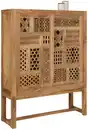 Bild 1 von Highboard Lakota aus Mangoholz in Hellbraun, Hellbraun