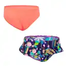 Bild 1 von DECATHLON Bikini-Hose Bottom Madi LG100 Mädchen 2 Stück koralle