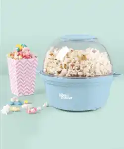 Giles & Posner Mini Popcorn-Maker, hellblau