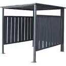 Bild 1 von Westmann Fahrrad- und Rauchunterstand B x T: 180 cm x 200 cm Anthrazit