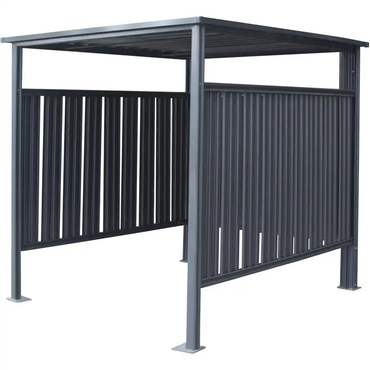 Bild 1 von Westmann Fahrrad- und Rauchunterstand B x T: 180 cm x 200 cm Anthrazit