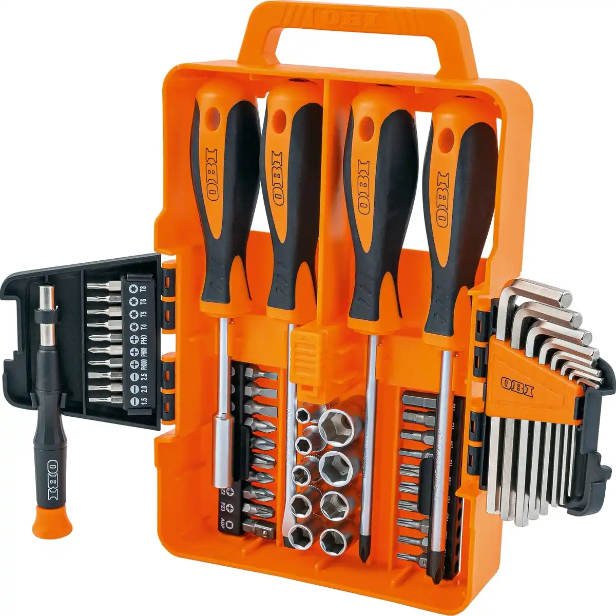 Bild 1 von OBI Basic Schraubendreher- und Bits-Set 52-teilig
