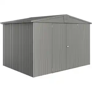 Biohort Metall-Gerätehaus Europa Quarzgrau-Metallic 6,8 m²