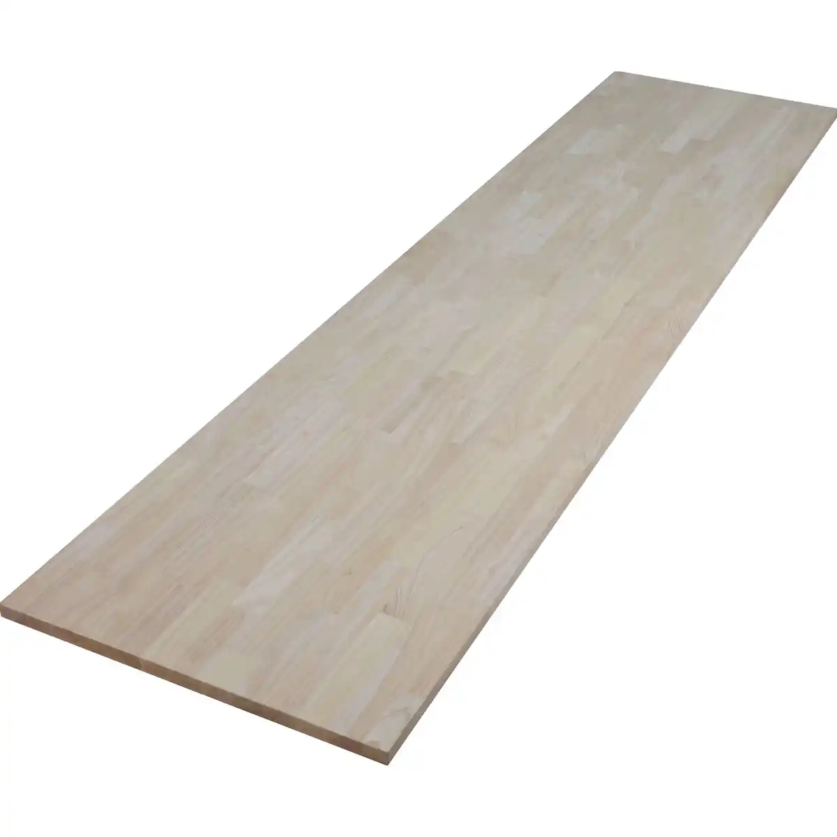 Bild 1 von Arbeitsplatte Gummibaumechtholz (Hevea Rubberwood) 250 cm x 63,5 cm x 2,6 cm