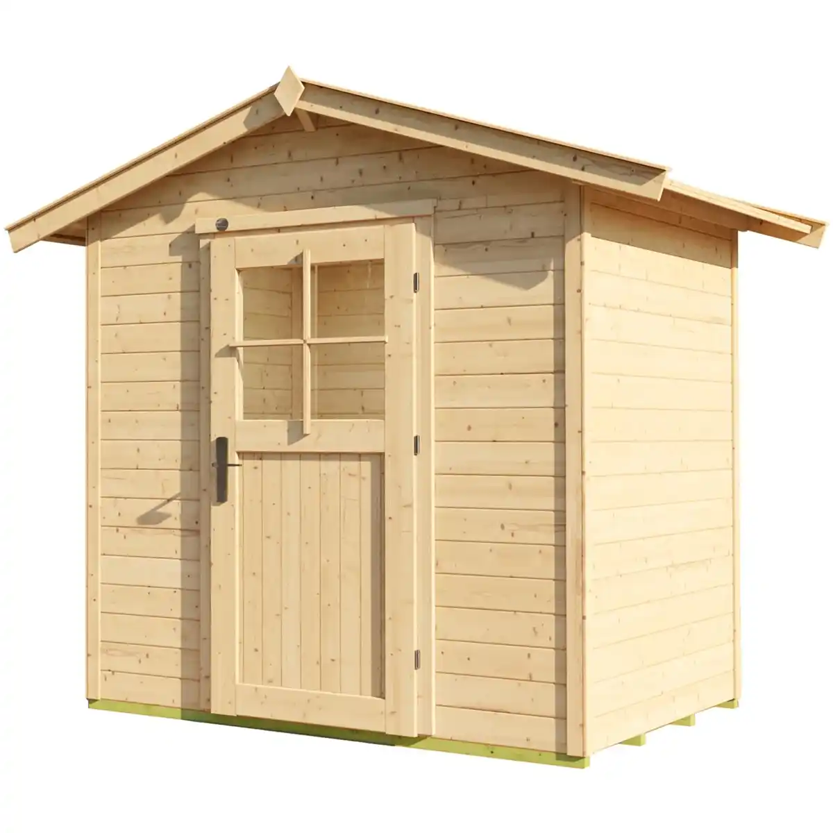 Bild 2 von OBI Outdoor Living Holz-Gartenhaus Monza Satteldach Unbehandelt 205 cm x 174 cm