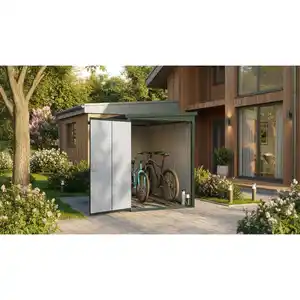 weka Metall-Bikebox Gary, 120 x 210 x 159 cm Grün