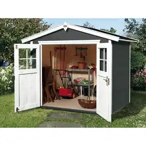 OBI Outdoor Living Holz-Gartenhaus Monza Satteldach Lasiert 205 cm x 229 cm