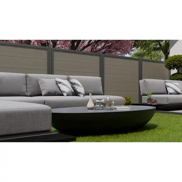 Bild 2 von GroJa Hauptelement BasicLine Nova Quadratisch 180 cm x 180 cm Grey Ash Cut