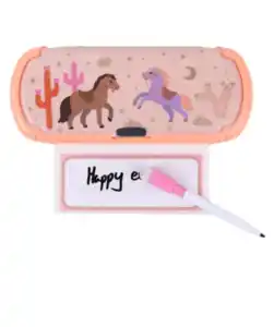Federmäppchen mit herausziehbarer Tafel, bunt