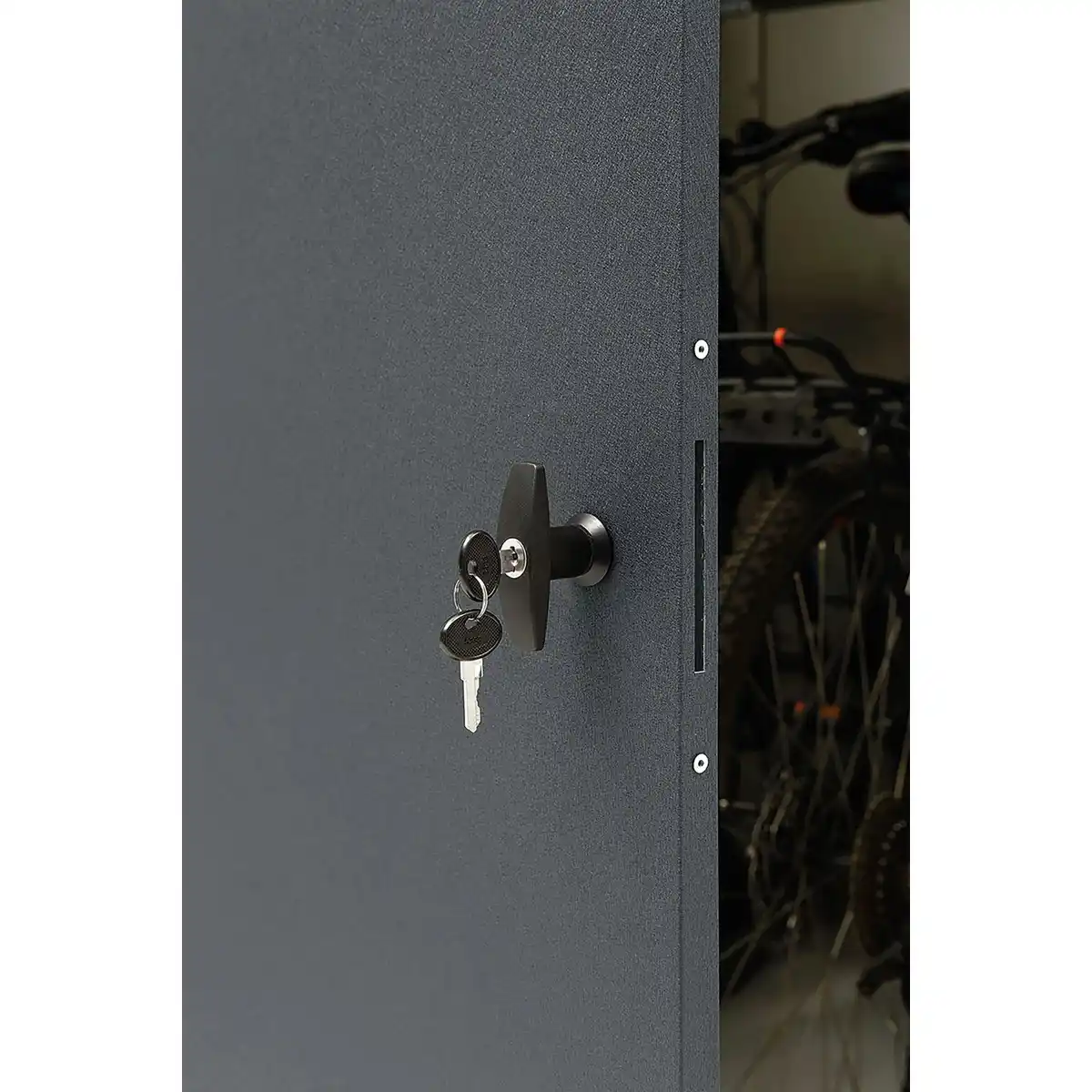 Bild 3 von weka Metall-Bikebox Gary, 120 x 210 x 159 cm Anthrazit