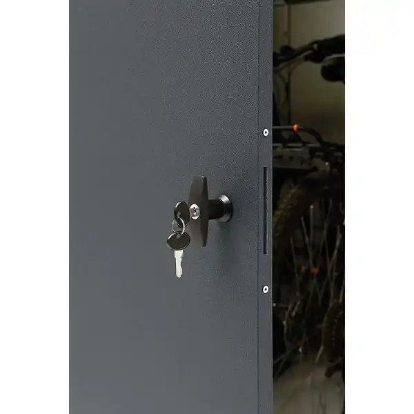Bild 3 von weka Metall-Bikebox Gary, 120 x 210 x 159 cm Anthrazit