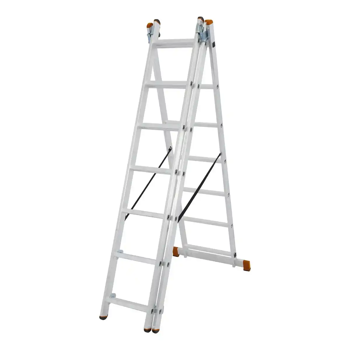Bild 3 von Krause Vielzweckleiter 3 x 7 Sprossen Alu Natur 3-teilig