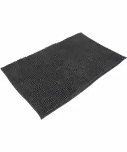 Badematte Chenille, anthrazit