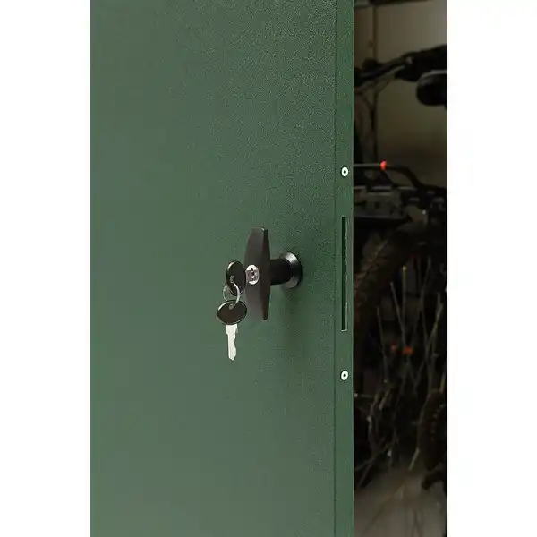 Bild 3 von weka Metall-Bikebox Gary, 120 x 210 x 159 cm Grün