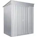 Bild 1 von Globel Metall-Gerätehaus Skillion 64 B x T: 171 cm x 113 cm Silber Metallic