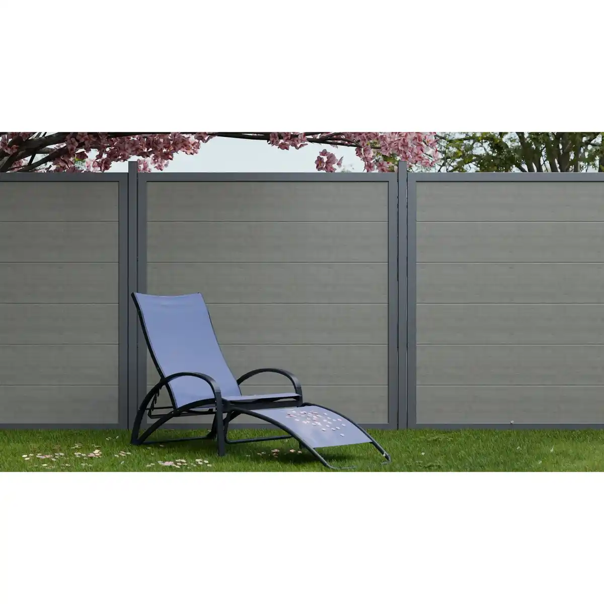 Bild 3 von GroJa Hauptelement BasicLine Nova Quadratisch 180 cm x 180 cm Grey Ash Cut