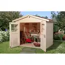 Bild 1 von OBI Outdoor Living Holz-Gartenhaus Monza Satteldach Unbehandelt 205 cm x 229 cm