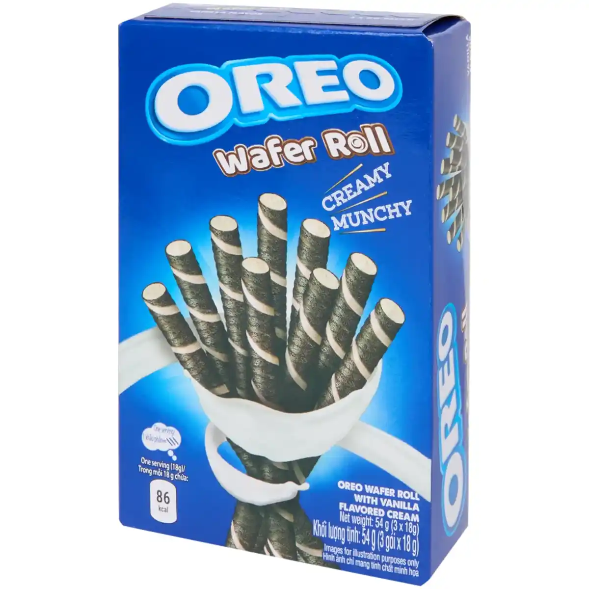 Bild 1 von Oreo Waffelröllchen Vanille