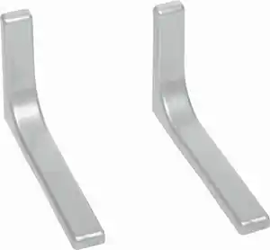 Wandhalter Silberfarben aus Metall, Silberfarben