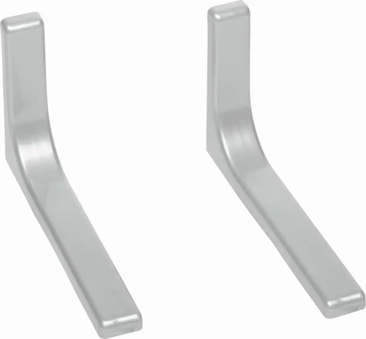 Bild 1 von Wandhalter Silberfarben aus Metall, Silberfarben