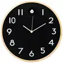 Bild 1 von Wanduhr Kukuk Natur/Schwarz, Naturfarben, Schwarz