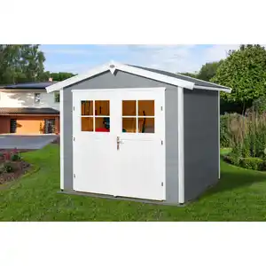 OBI Outdoor Living Holz-Gartenhaus Monza Satteldach Lasiert 205 cm x 229 cm