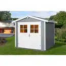 Bild 1 von OBI Outdoor Living Holz-Gartenhaus Monza Satteldach Lasiert 205 cm x 229 cm