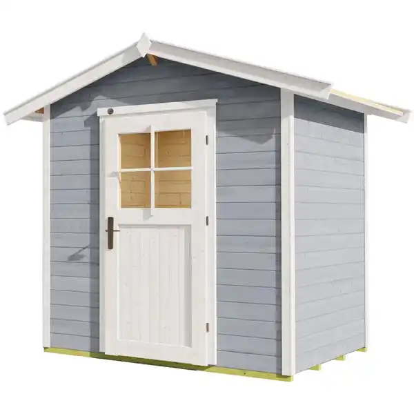 Bild 2 von OBI Outdoor Living Holz-Gartenhaus Monza Satteldach Lasiert 205 cm x 174 cm