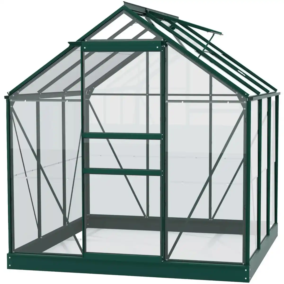 Bild 2 von Vitavia Gewächshaus Planet 3800 Schwarz 3,8 m² inkl. Fundamentrahmen