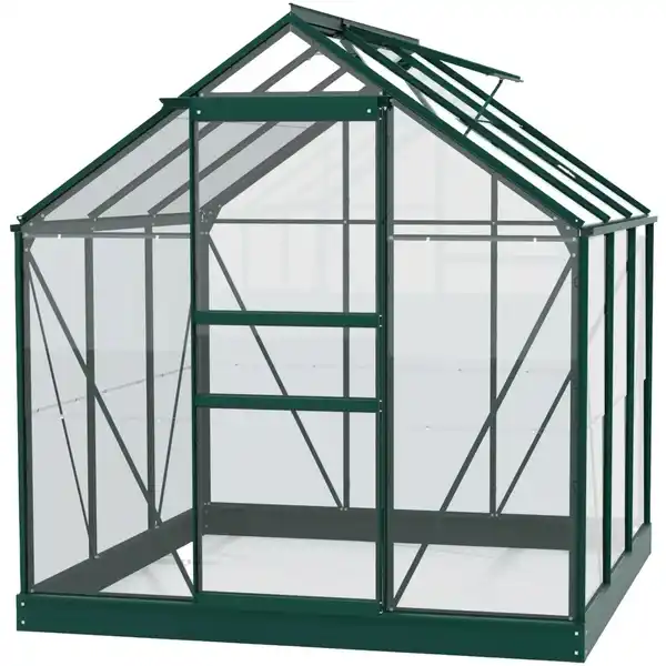 Bild 2 von Vitavia Gewächshaus Planet 3800 Schwarz 3,8 m² inkl. Fundamentrahmen