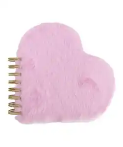 Notizbuch Plüsch, rosa