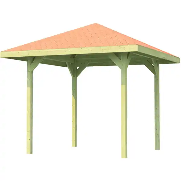 Bild 2 von Weka Pavillon Gartenoase 651 Gr. 1 Sparset 294 cm x 294 cm
