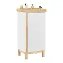 Bild 1 von Unterschrank Rico Weiß/ Naturfarben ca. 42x85x35 cm, Naturfarben, Weiß