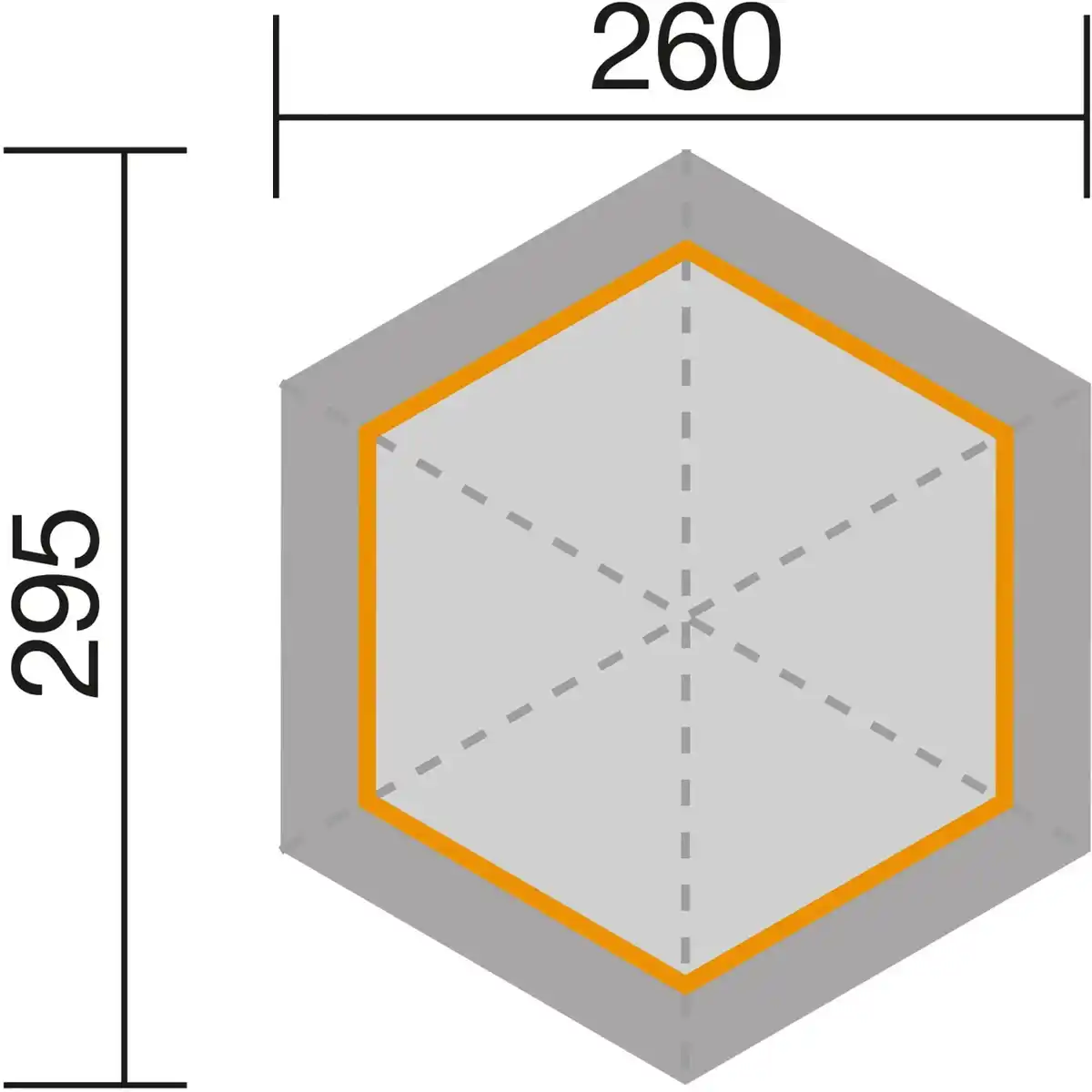 Bild 3 von Weka Pavillon 656 Sparset Gr.1 mit Roten Dachschindeln 326 cm x 376 cm