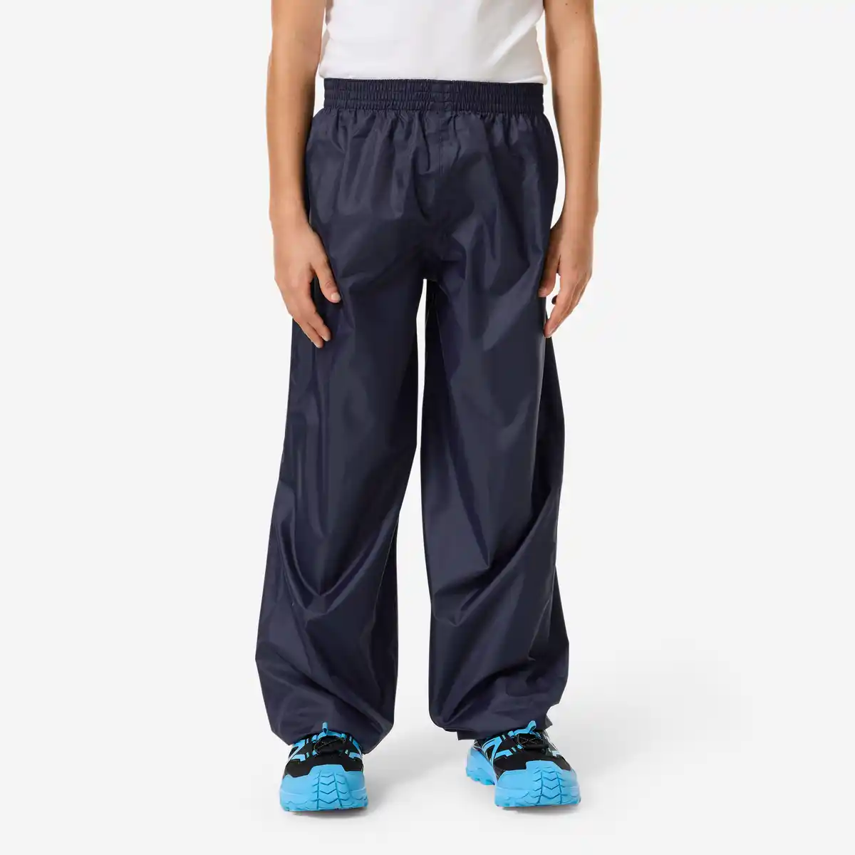 Bild 1 von QUECHUA Regenhose Wandern MH100 wasserdicht Kinder Gr. 122–170 marineblau