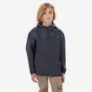 Bild 1 von QUECHUA Regenjacke Kinder wasserdicht halber RV Gr. 122–170 - MH100 schwarz