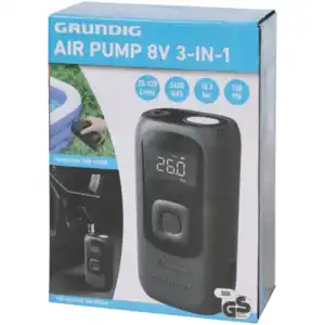 Grundig 3-in-1-Akku-Luftpumpe