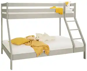 Etagenbett Denis Grau ca. 90x200 / 140x200cm, Grau