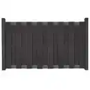 Bild 1 von Groja Vorgartenzaun aus BPC 180 cm x 90 cm Anthrazit Querriegel DB703