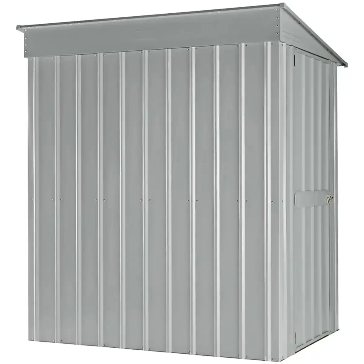 Bild 4 von Globel Metall-Gerätehaus Skillion 64 B x T: 171 cm x 113 cm Silber Metallic