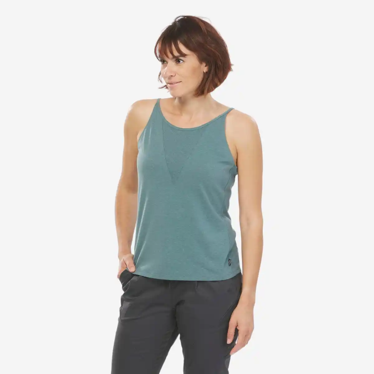 Bild 1 von QUECHUA Wandertop Damen - NH500 grün