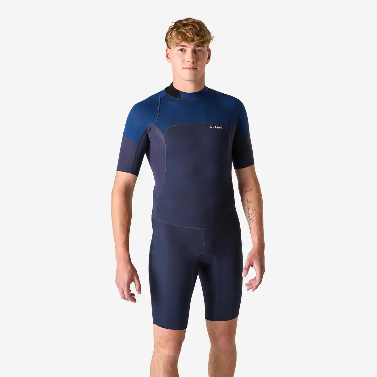 Bild 1 von DECATHLON Neopren Shorty Surfen Herren Stretch 500 blau