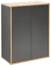 Bild 1 von Midischrank "Finn" , anthrazit, Anthrazit, Eichefarben