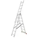 Bild 2 von Krause Vielzweckleiter 3 x 7 Sprossen Alu Natur 3-teilig