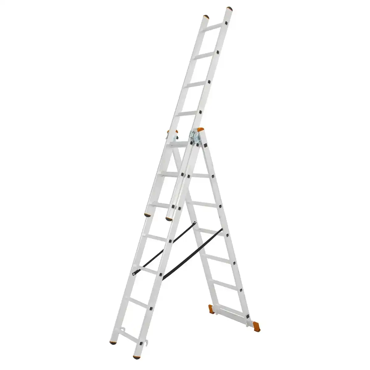 Bild 2 von Krause Vielzweckleiter 3 x 7 Sprossen Alu Natur 3-teilig