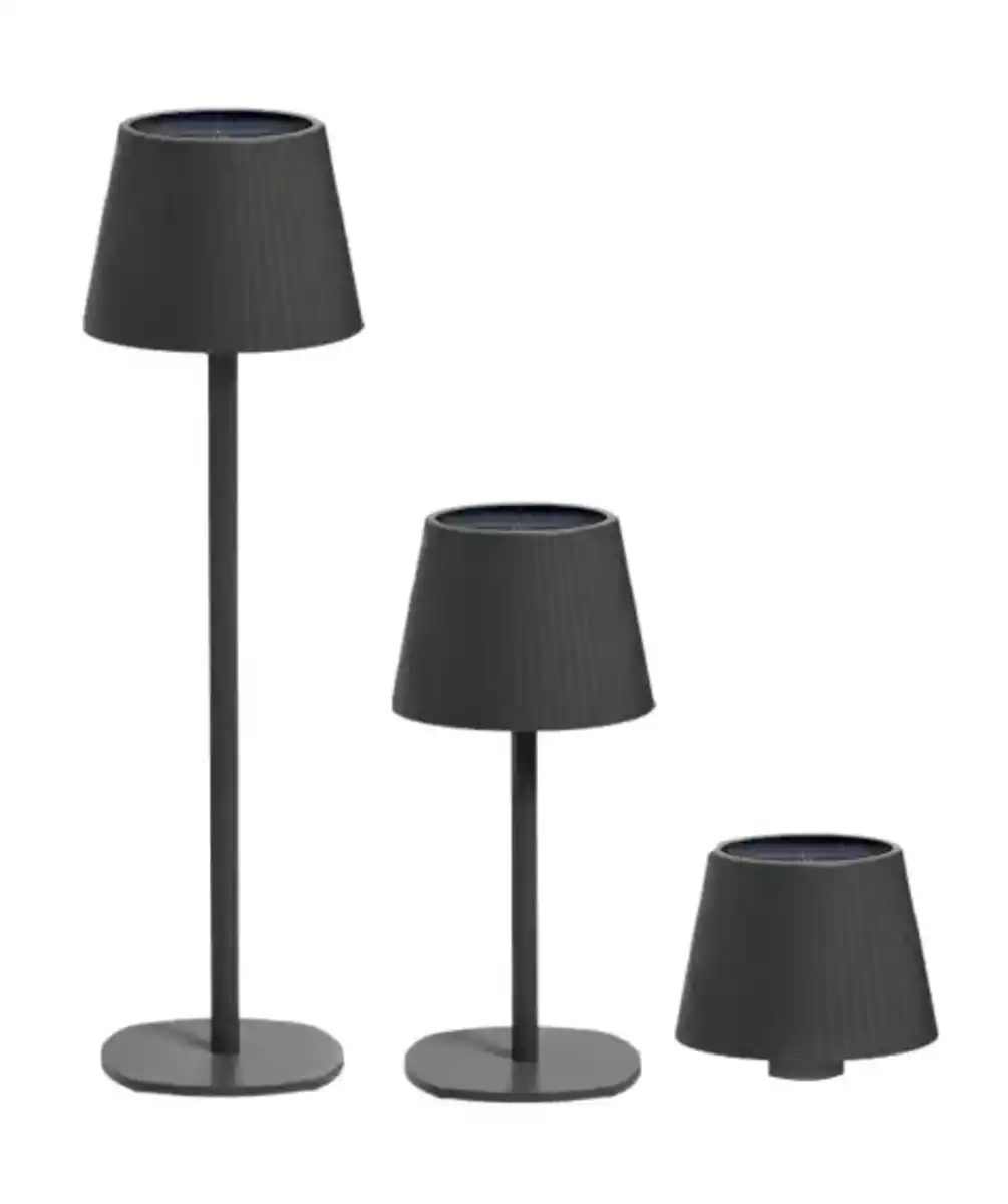 Bild 1 von Solar-Tischleuchte 3 in 1, weiß/schwarz